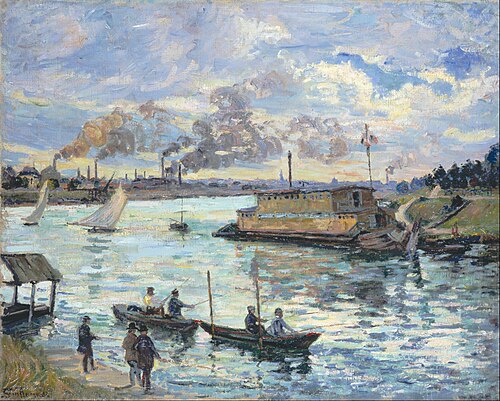 River Scene, 1890, Armand Guillaumin