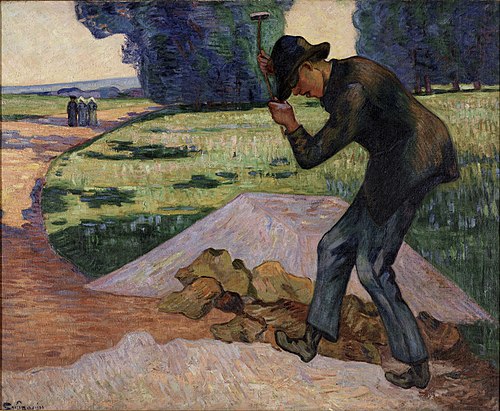 The Road Mender (Le Cantonnier), 1890, Armand Guillaumin