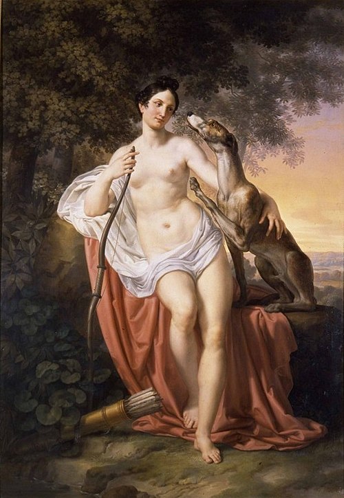 Painting of Diana, 1835, Pelagio Palagi
