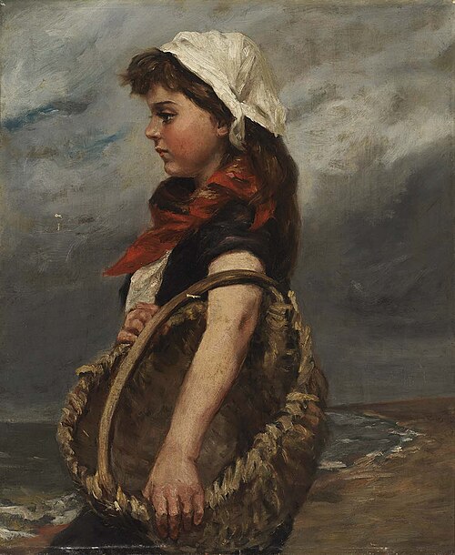 Girl with Basket, 1888, Alice Pike Barney