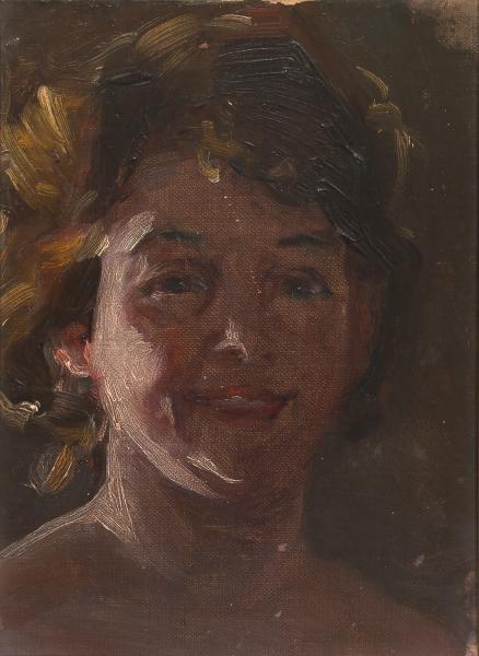 Head of the Artist, 1894, Alice Pike Barney