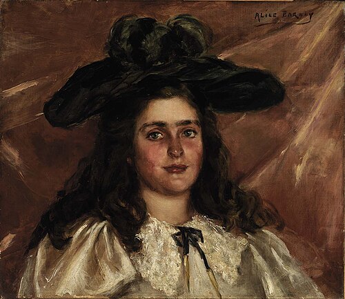 Laura Alice in Big Hat, 1893, Alice Pike Barney