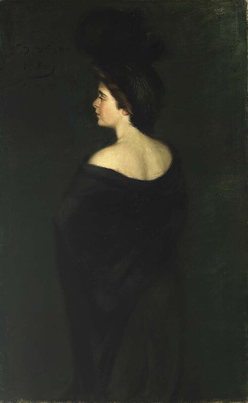 Laura in Blacks, 1899, Alice Pike Barney