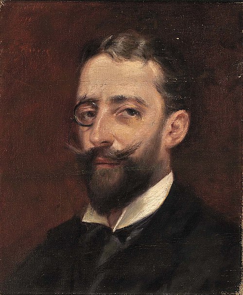 Man with Monocle, 1888, Alice Pike Barney