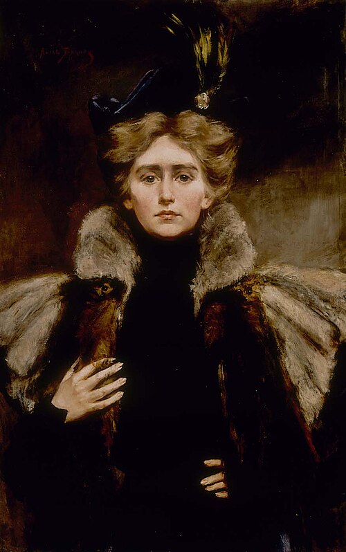 Natalie in Fur Cape, 1897, Alice Pike Barney