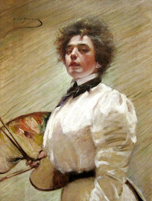Self-Portrait with Palette, 1906, Alice Pike Barney