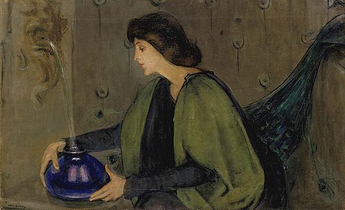 Woman and Peacock, 1900, Alice Pike Barney