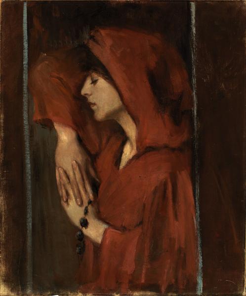 Woman with Red Hood, 1894, Alice Pike Barney