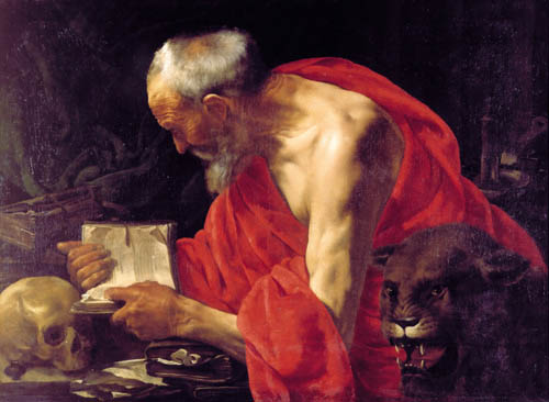 Saint Mark writing his Gospel, 1621, Hendrick ter Brugghen