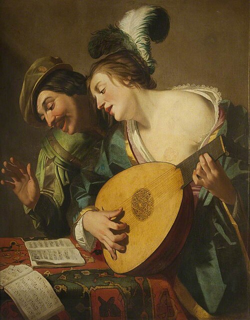 The Music Lesson, , Hendrick ter Brugghen