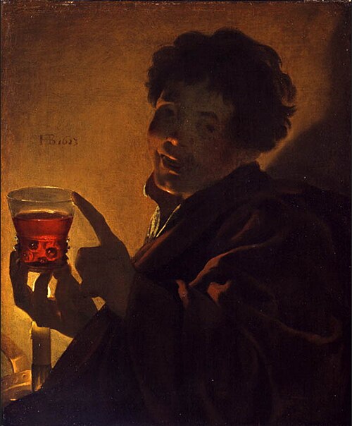 Boy with a wineglass, 1623, Hendrick ter Brugghen