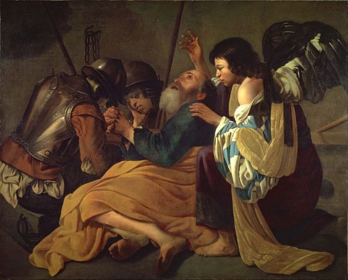 The Liberation of St. Peter, , Hendrick ter Brugghen