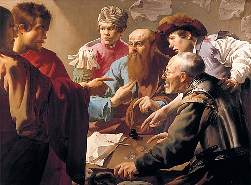 Calling of Saint Matthew, 1621, Hendrick ter Brugghen