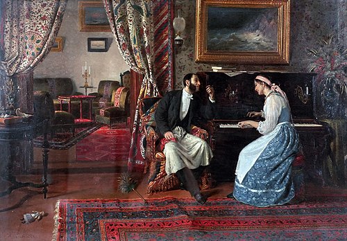 In the absence of the owners, 1892, Alexander Popov