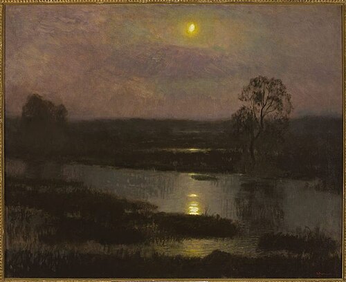 Moon night, 1909, Stefan Popowski