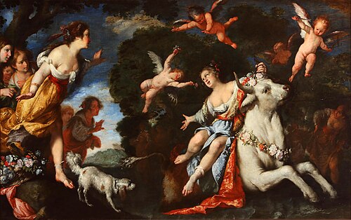 The Abduction of Europa, 1644, Bernardo Strozzi