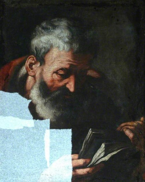 Head of an Apostle, , Bernardo Strozzi