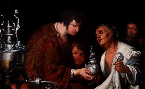 The Charity of Saint Laurence., 1640, Bernardo Strozzi