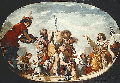 The parable of the wedding guests, 1636, Bernardo Strozzi