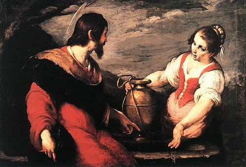 Christ and the Samaritan Woman, 1650, Bernardo Strozzi
