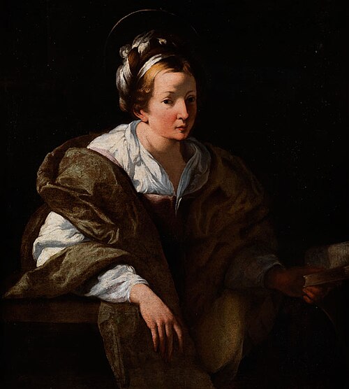 Female figure with a halo, 1615, Bernardo Strozzi