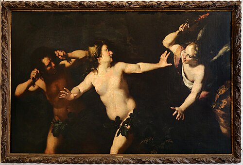 cacciata dall'eden, , Bernardo Strozzi