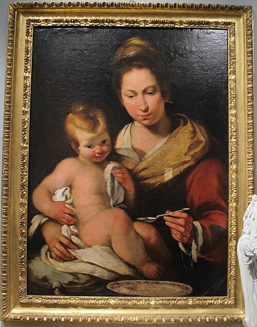 madonna della pappa, , Bernardo Strozzi