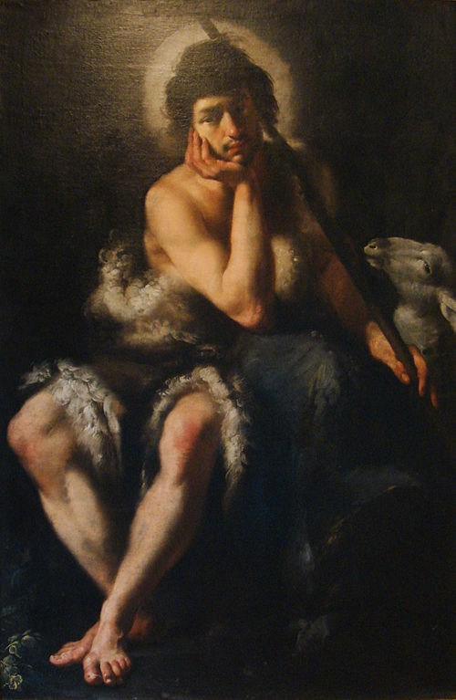 Saint John the Baptist, 1650, Bernardo Strozzi