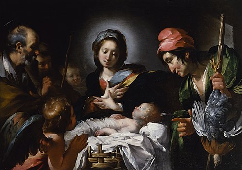 L’Adoration des bergers, 1615, Bernardo Strozzi