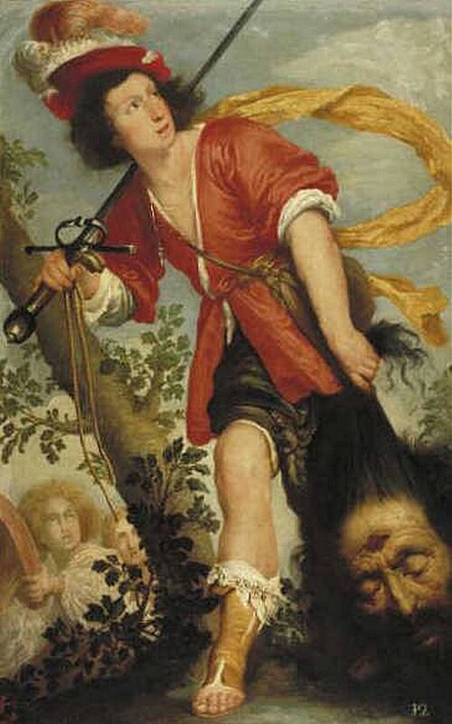 David with Goliaths Head, 1635, Bernardo Strozzi