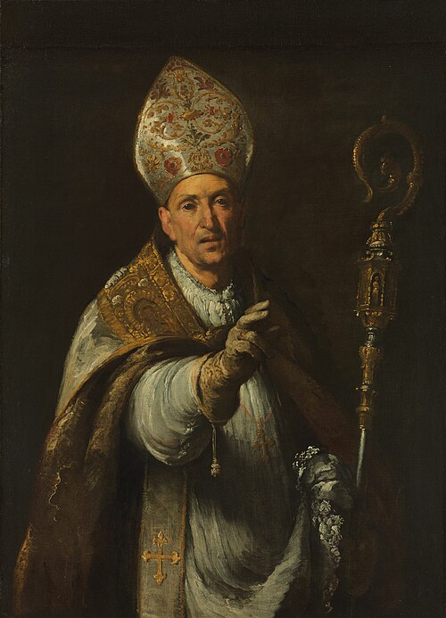 St. Gerardo Sagredo, Bishop of Csanád, 1630, Bernardo Strozzi