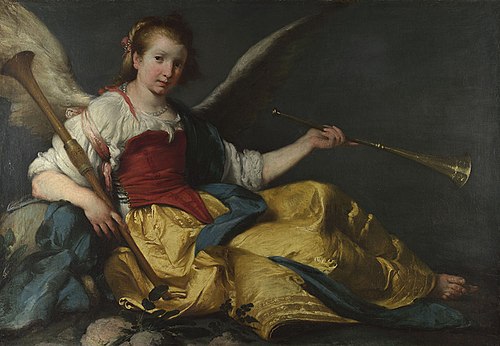 A Personification of Fame, 1635, Bernardo Strozzi