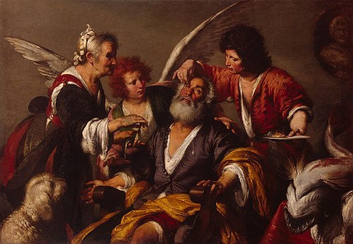 Healing of Tobit, 1632, Bernardo Strozzi