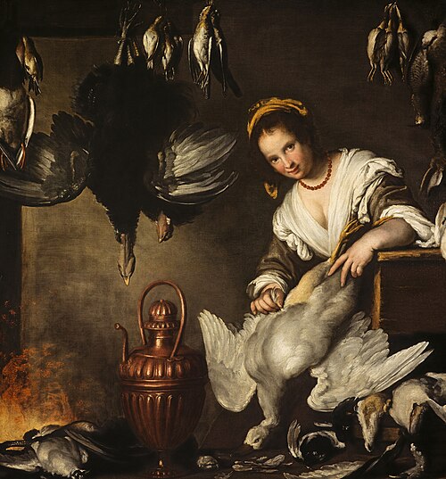 The Cook, 1635, Bernardo Strozzi