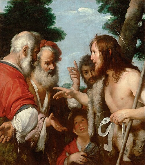 The Sermon of St. John the Baptist, 1644, Bernardo Strozzi
