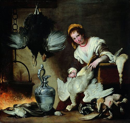 The Cook, 1625, Bernardo Strozzi