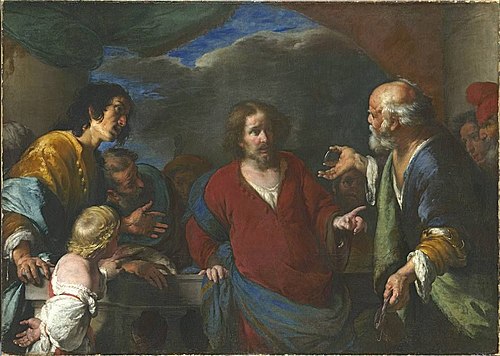 Das Gleichnis vom Zinsgroschen, 1700, Bernardo Strozzi