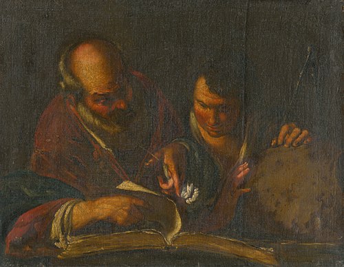 Old Man with a Pupil, 1600, Bernardo Strozzi
