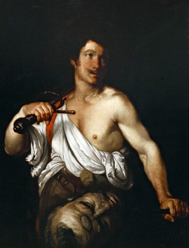 David avec la tête de Goliath, 1635, Bernardo Strozzi
