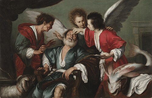 The Healing of Tobit, 1625, Bernardo Strozzi