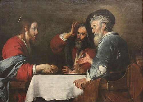 Le Christ à Emmaüs, 1630, Bernardo Strozzi