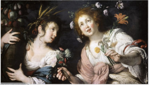 Allegory of Spring and Summer, , Bernardo Strozzi