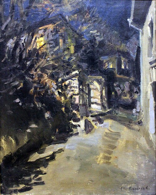 Night sketch, 1911, Constantin Korovine