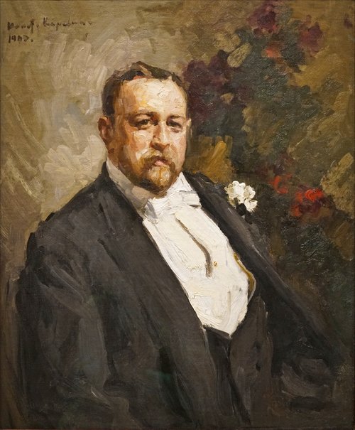 Portrait of Ivan Morosov, 1903, Constantin Korovine