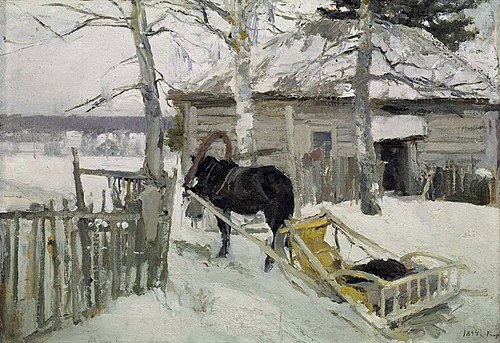 En hiver, 1894, Constantin Korovine