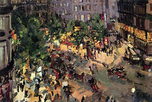 Boulevard des Capucines, 1911, Constantin Korovine