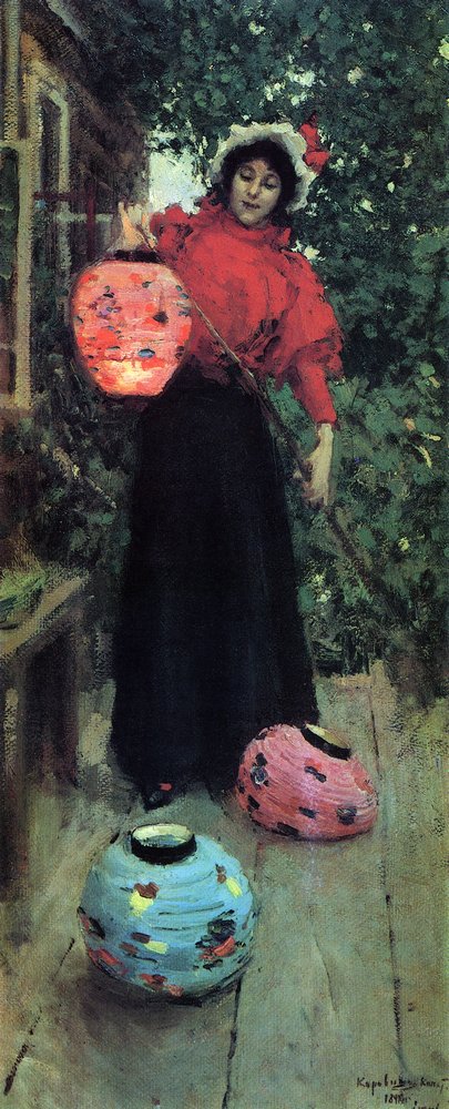 Lanternes en papier, 1896, Constantin Korovine