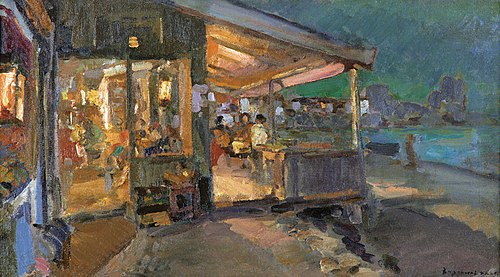 Teemaja Krimmis, 1911, Constantin Korovine