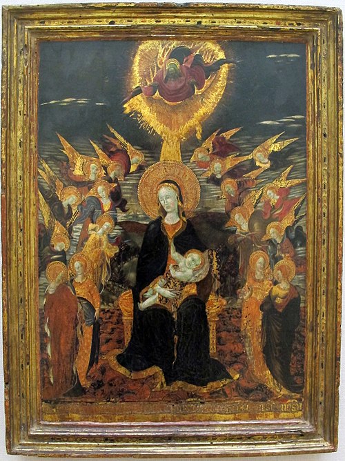 Madonna and Child with Angels, 1430, Pietro di Giovanni d'Ambrogio