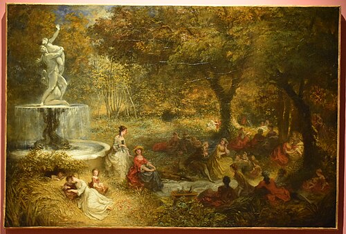 Fête champêtre, 1835, Emile Wattier